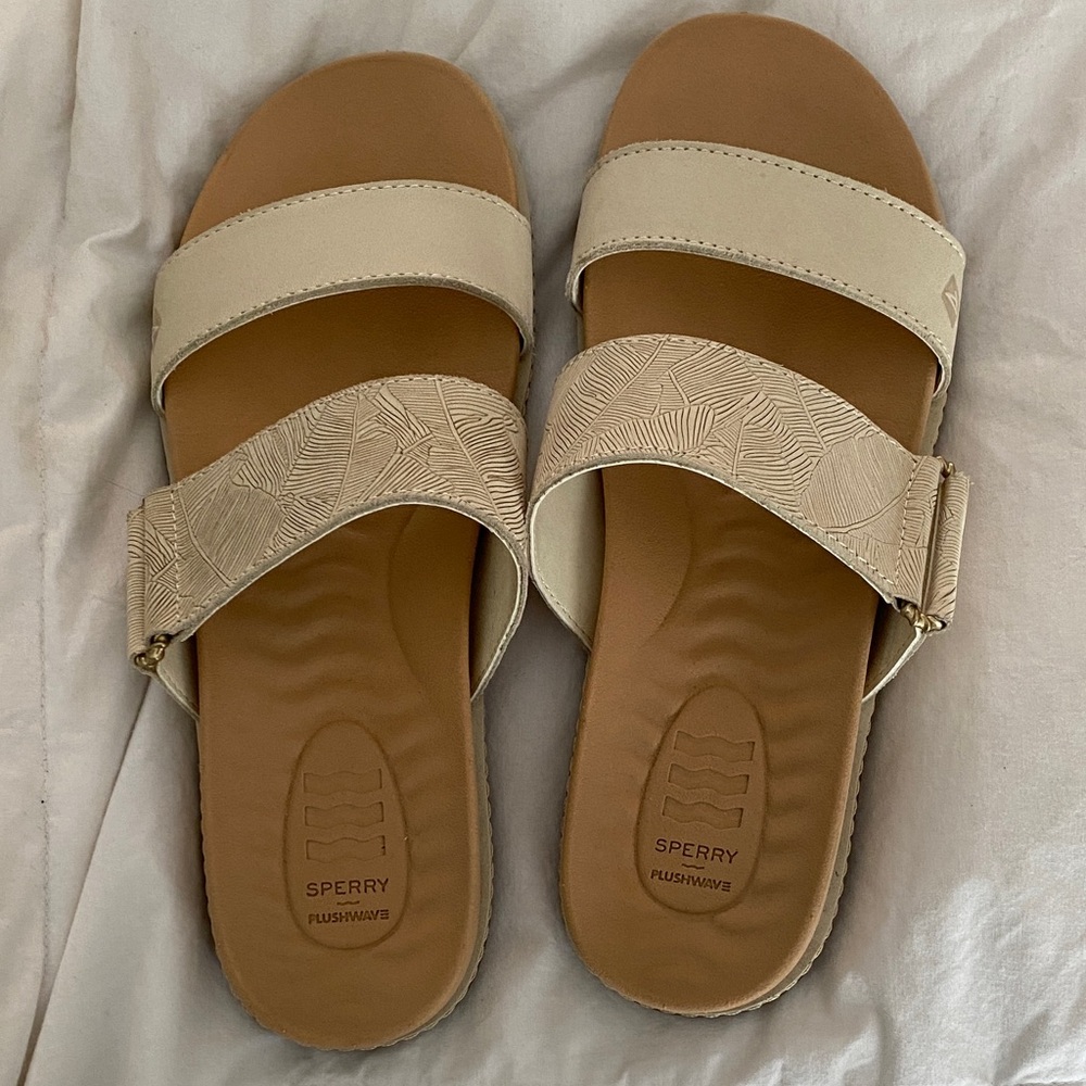Sperry Women's Tan Slide Sandals